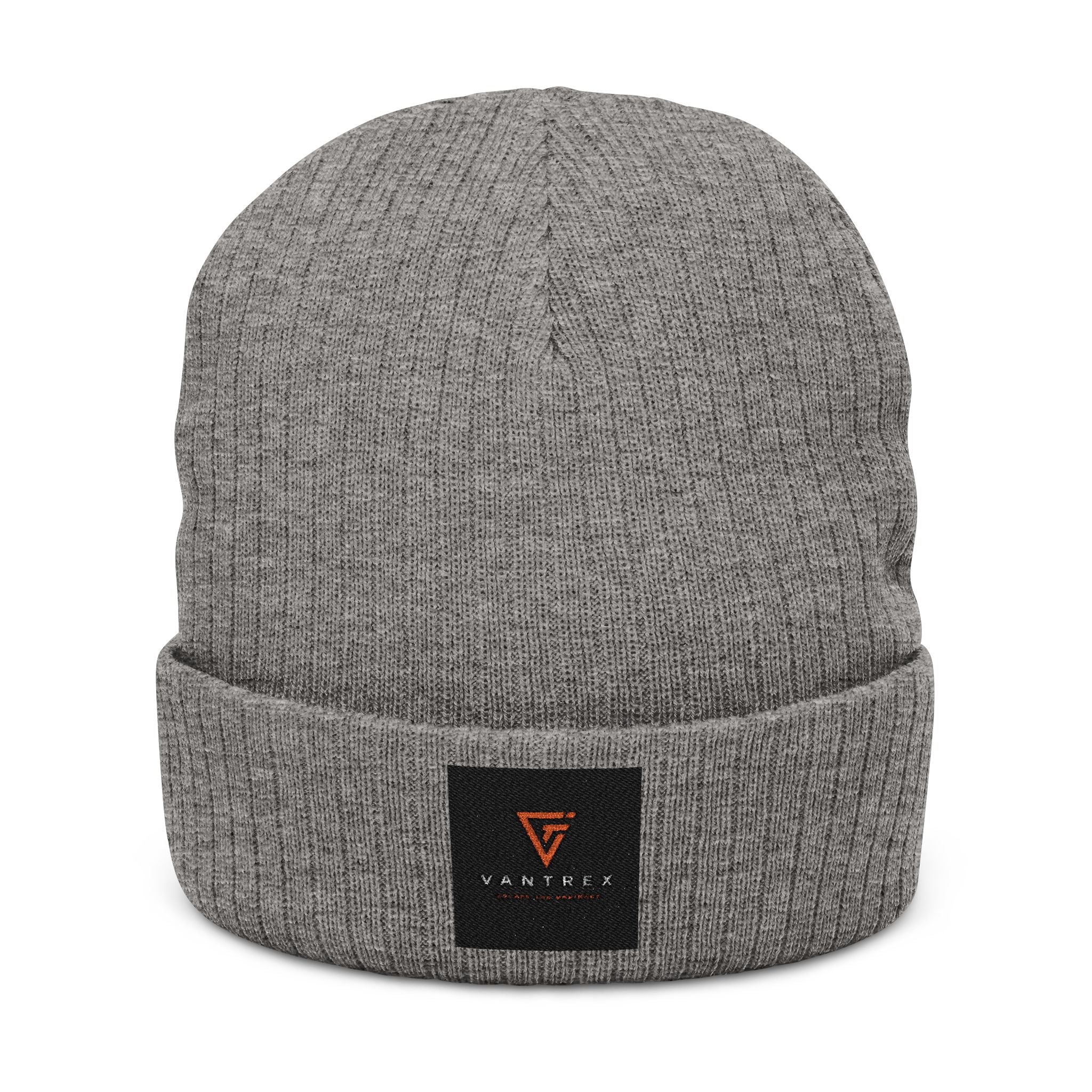 Ribbed Knit Beanie (Embroidery)