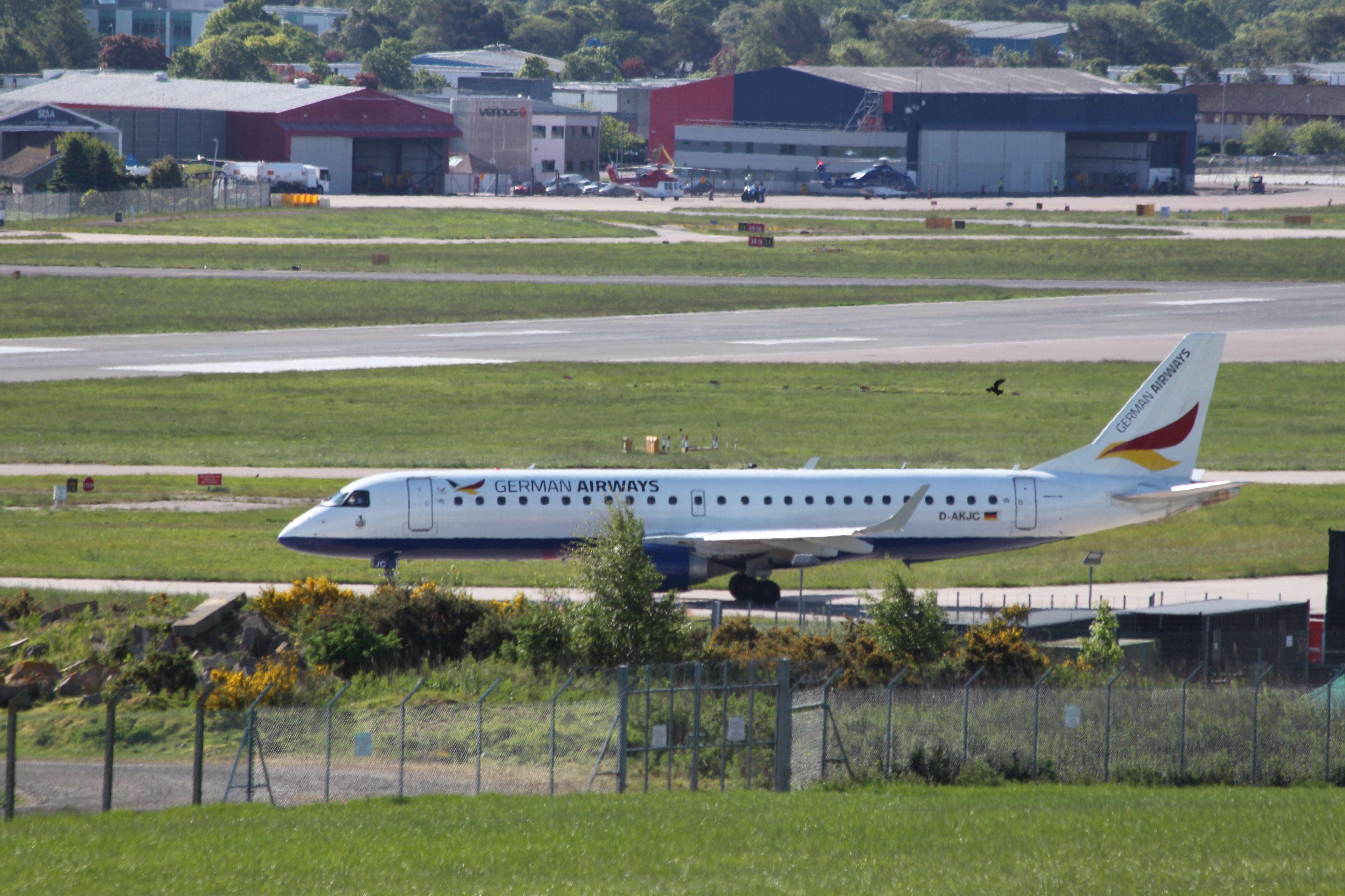 German Airways E190 Poster